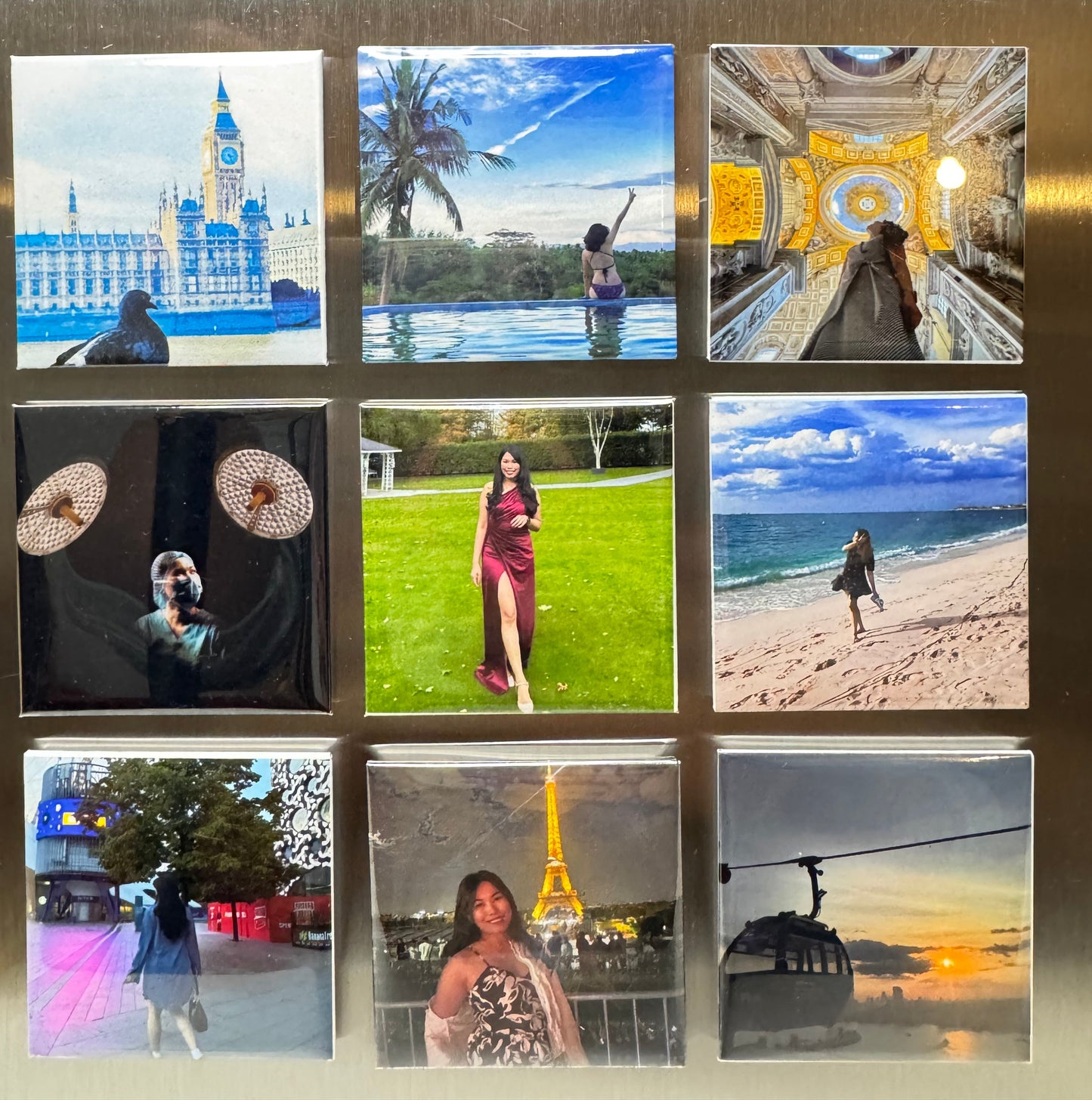 Custom Photo Magnets 9pcs. (2x2)